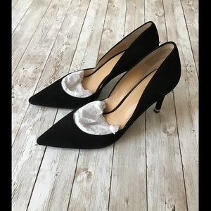 Michael Kors black suede heels